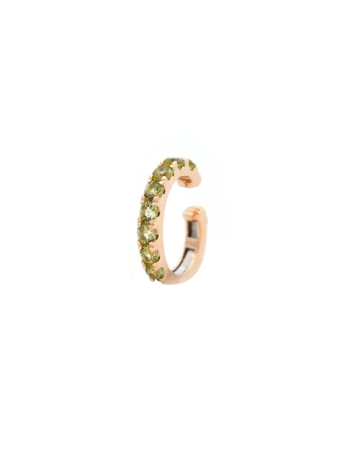 0.66ct Peridot 18K Gold Ear cuff