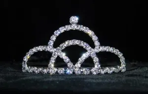 #16036 - Painted Mountain Tiara with Combs