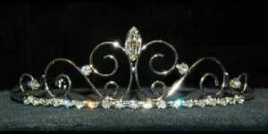 #16181 - Wire Kelpie Princess Tiara with rings
