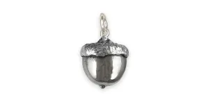 Acorn Charm Jewelry Sterling Silver Handmade Acorn Charm ACN1-C