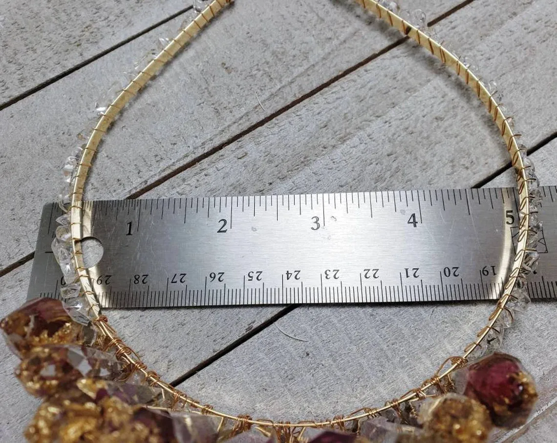 Aphrodite crown of roses Headpiece