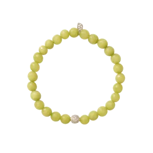 Diamond Ball Beaded Bracelet