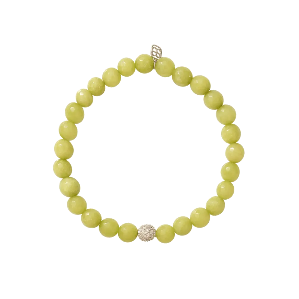 Diamond Ball Beaded Bracelet
