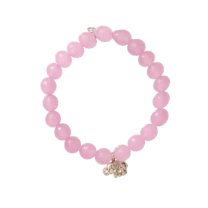 Diamond Elephant Beaded Bracelet