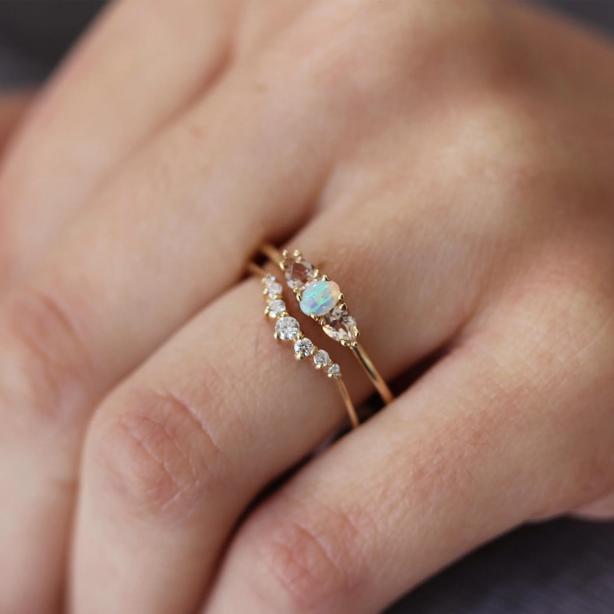 DIAMOND TIARA RING