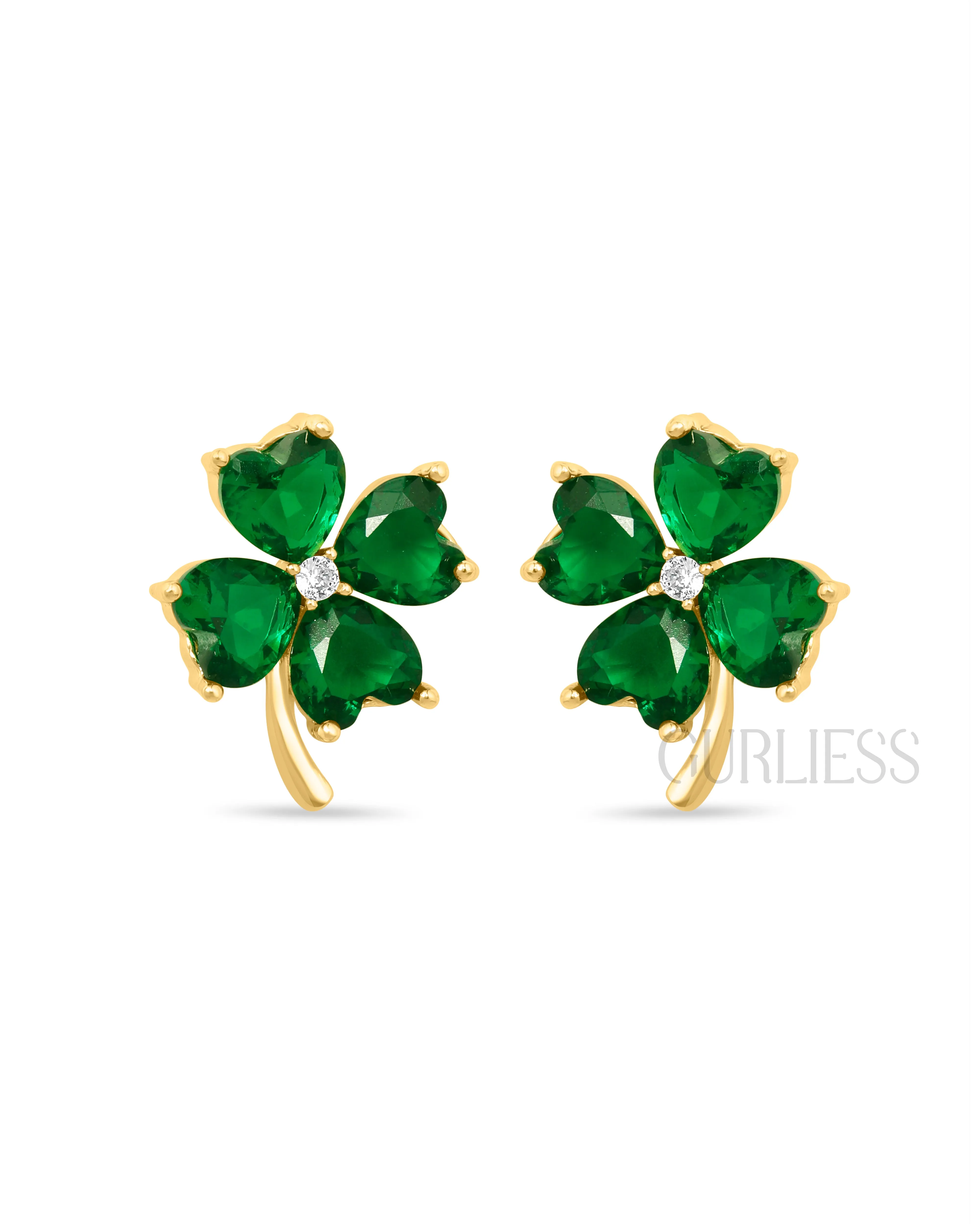 Emerald Cashmere Earrings
