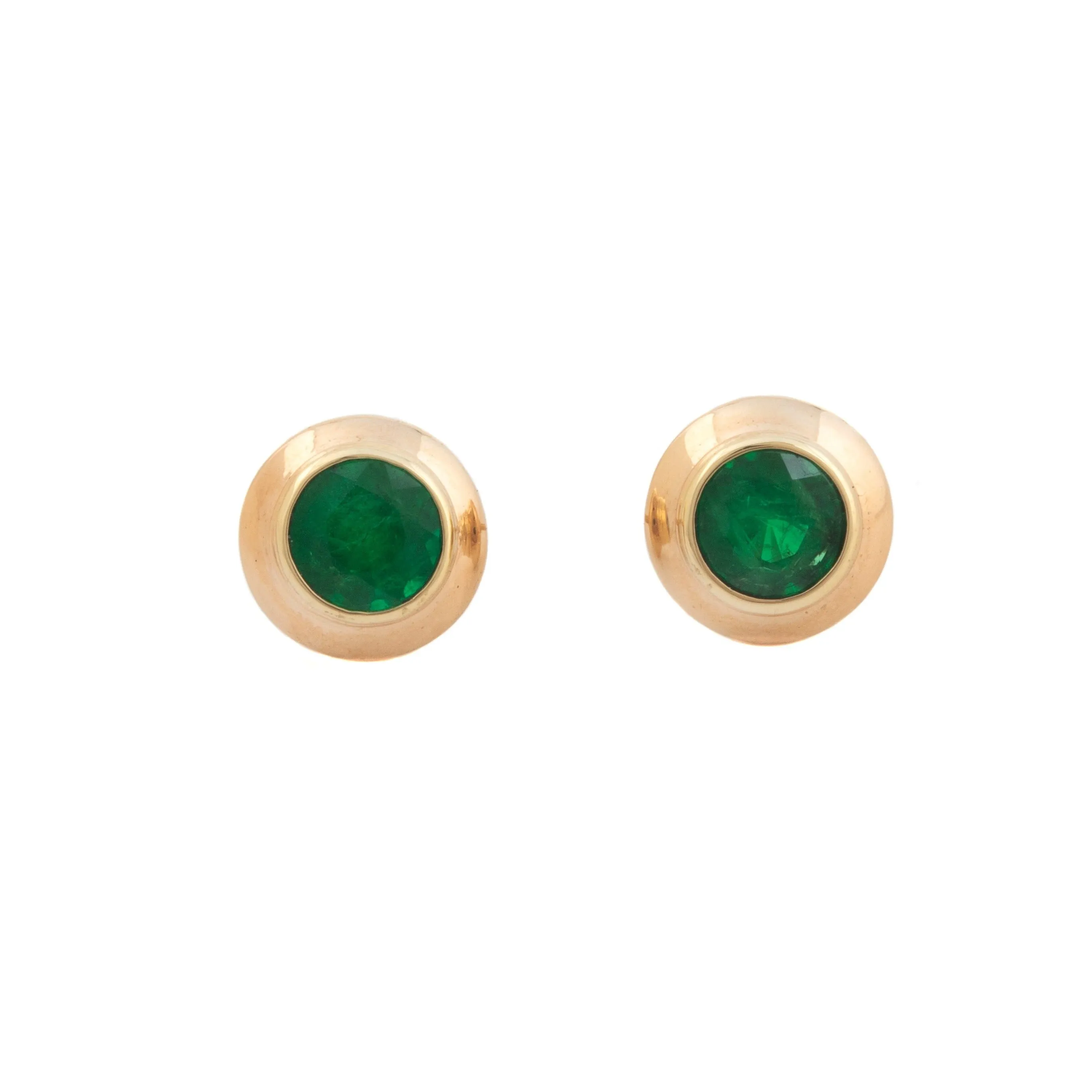 Emerald Stud Earrings