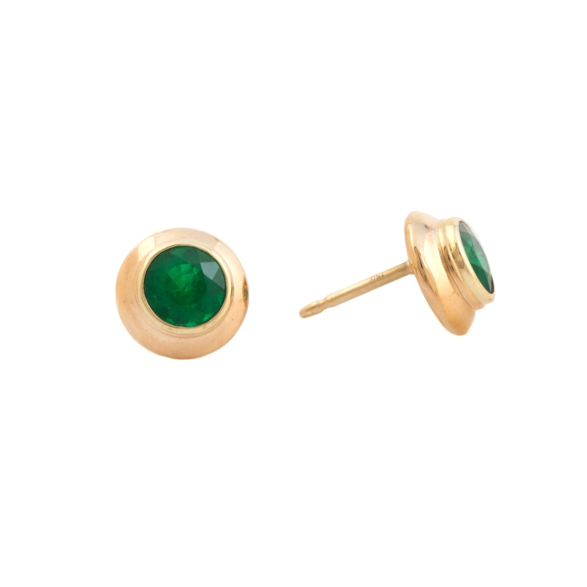 Emerald Stud Earrings