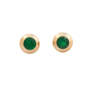 Emerald Stud Earrings