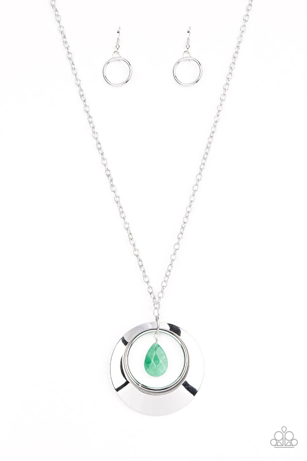 Inner Tranquility - Green Necklace - Paparazzi Accessories
