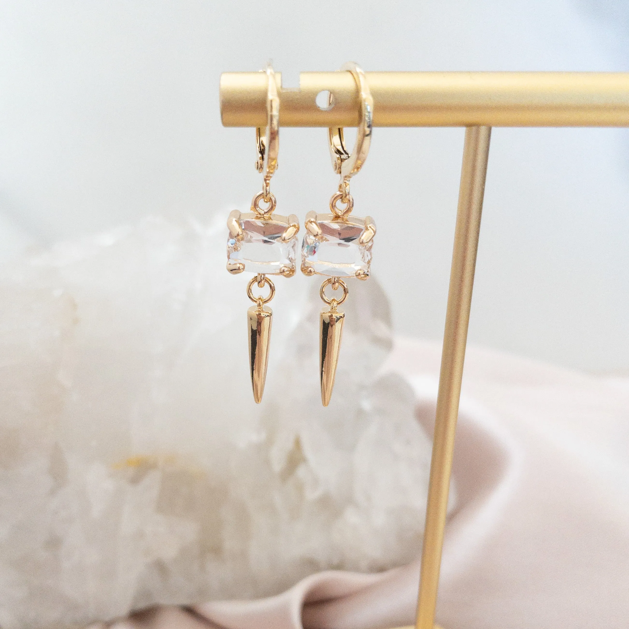 Ivy Huggie Hoop Earrings