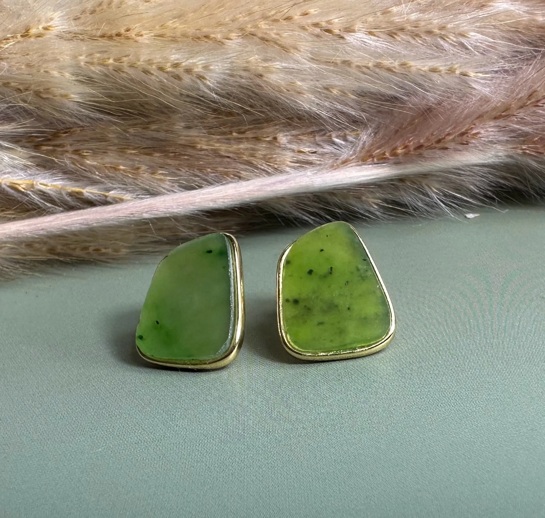 Jade Earrings, #217