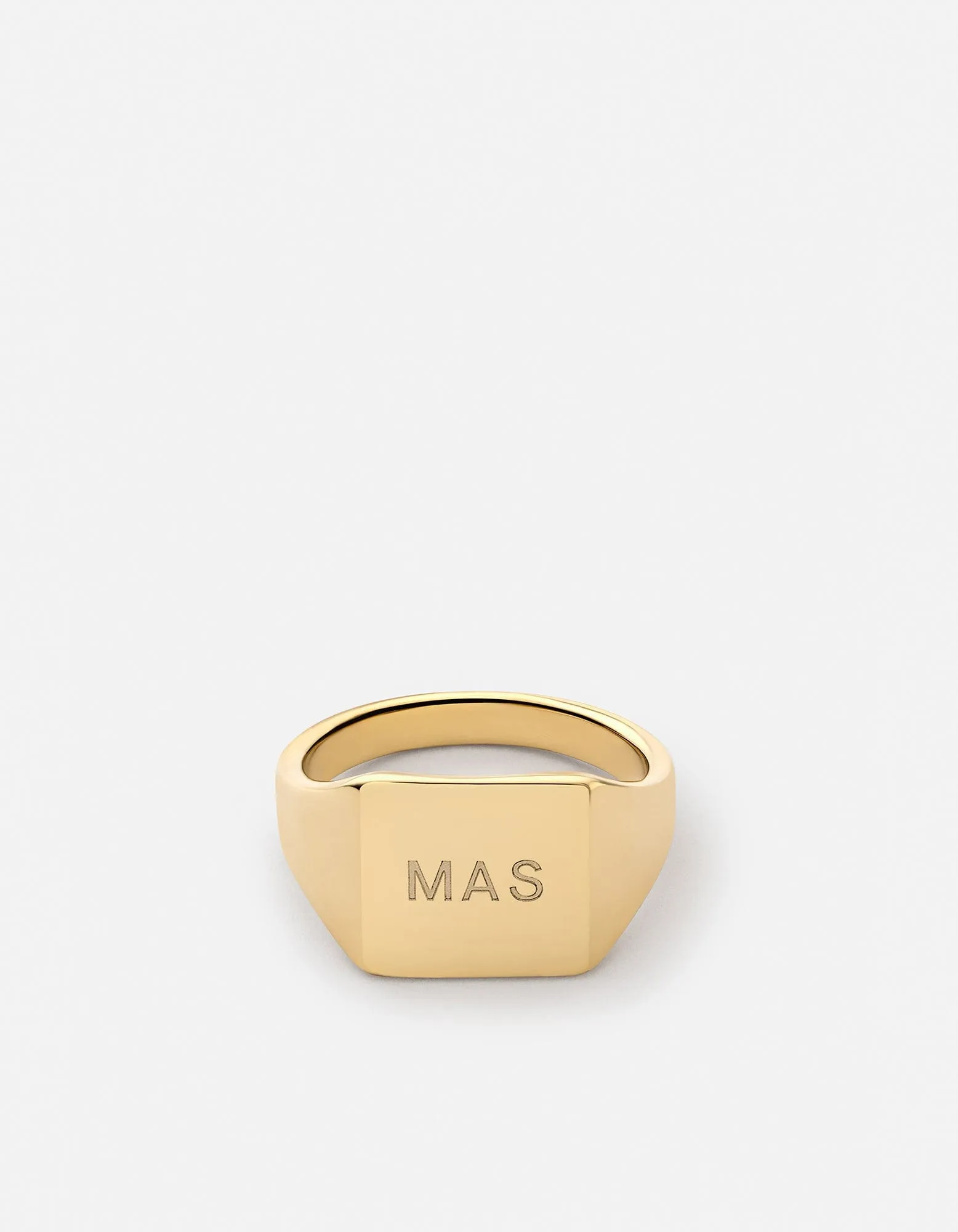 Ledger Ring, Gold Vermeil