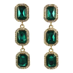 Naomi Earrings - Emerald