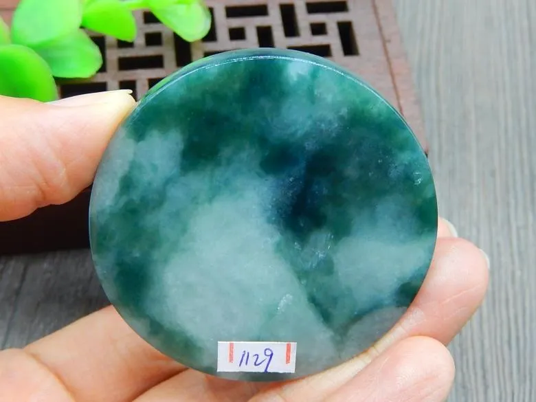 Natural Jade Jadeite Raw (40g, 50X50X6mm)