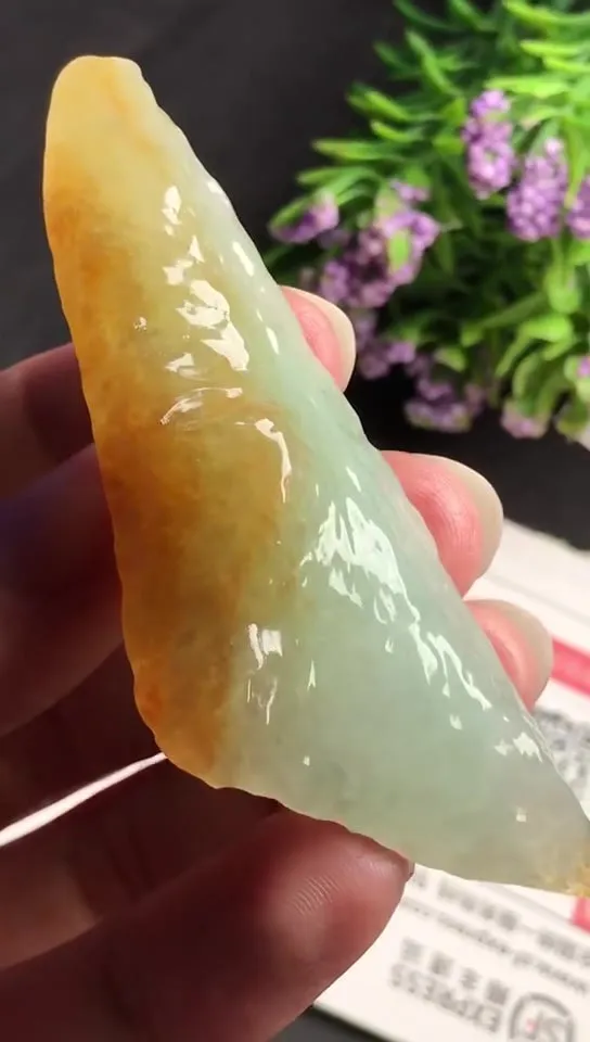 Natural Jade Rough Jadeite Raw (23g,6.7x2.6x1.1cm)-V1402