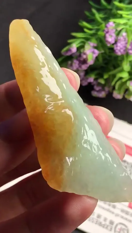 Natural Jade Rough Jadeite Raw (23g,6.7x2.6x1.1cm)-V1402