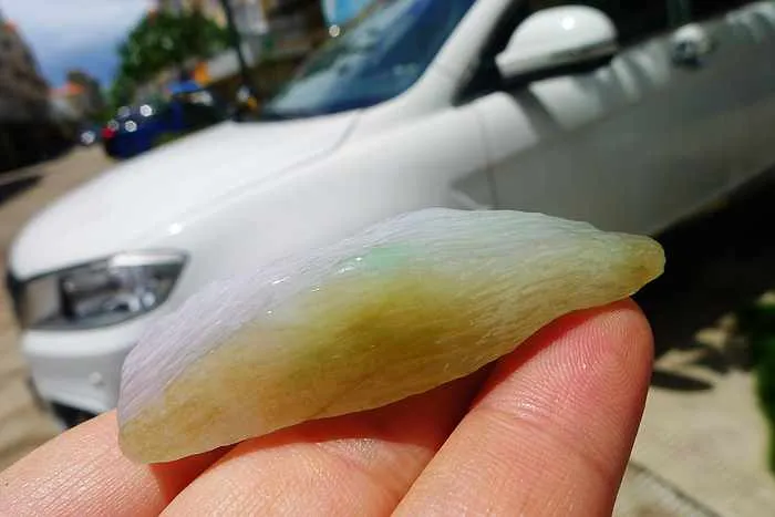 Natural Jade Rough Jadeite Raw (38g,6X2.8X1.25cm)