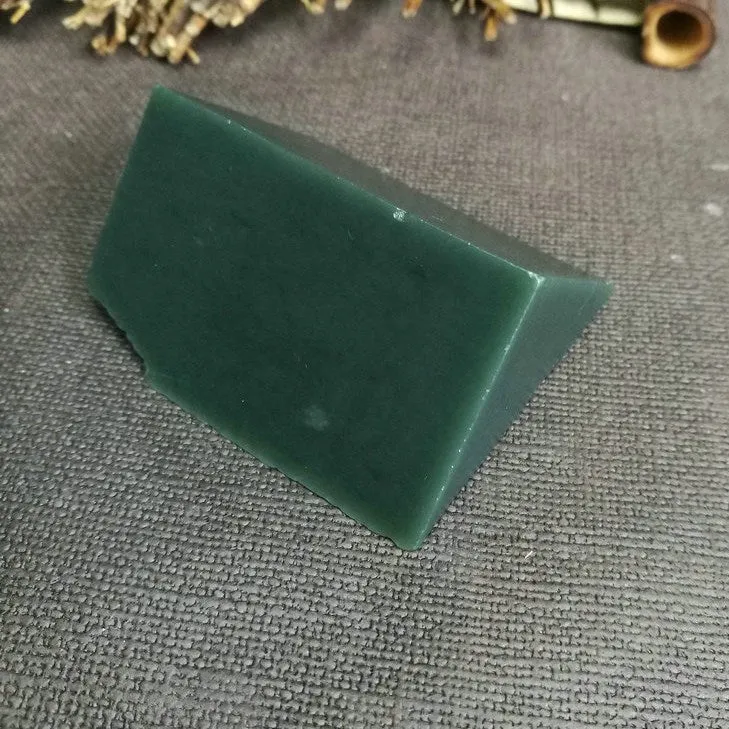 Natural Kunlun Jade Rough Nephrite Raw (124g,5.7X5.3X2.7cm)