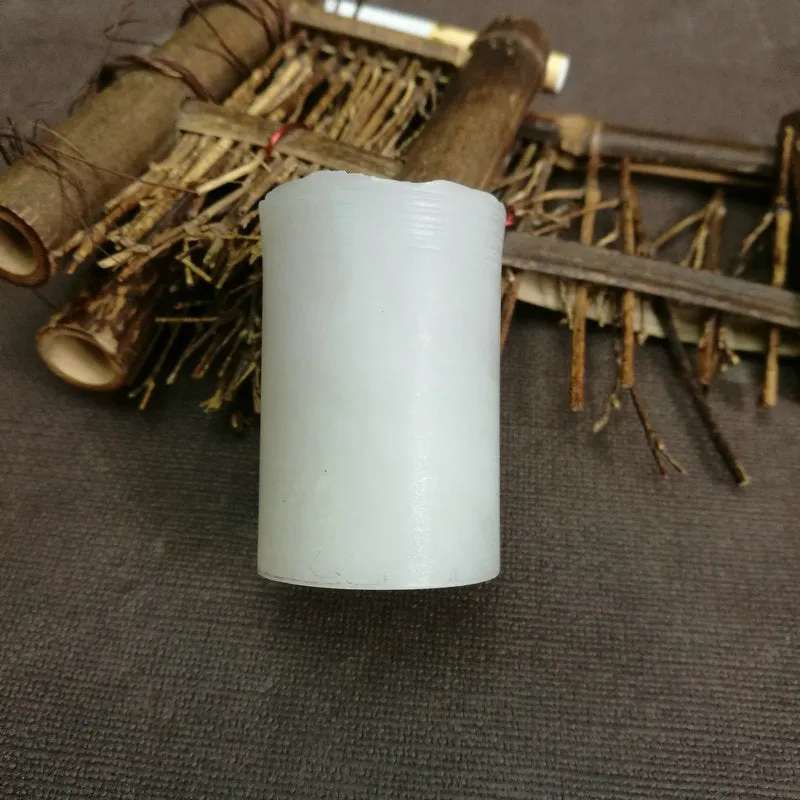Natural Kunlun Jade Rough Nephrite Raw (71g,5X3.3cm)