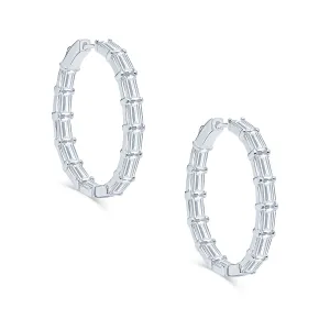 Savoy (Oval) Hoop Earrings