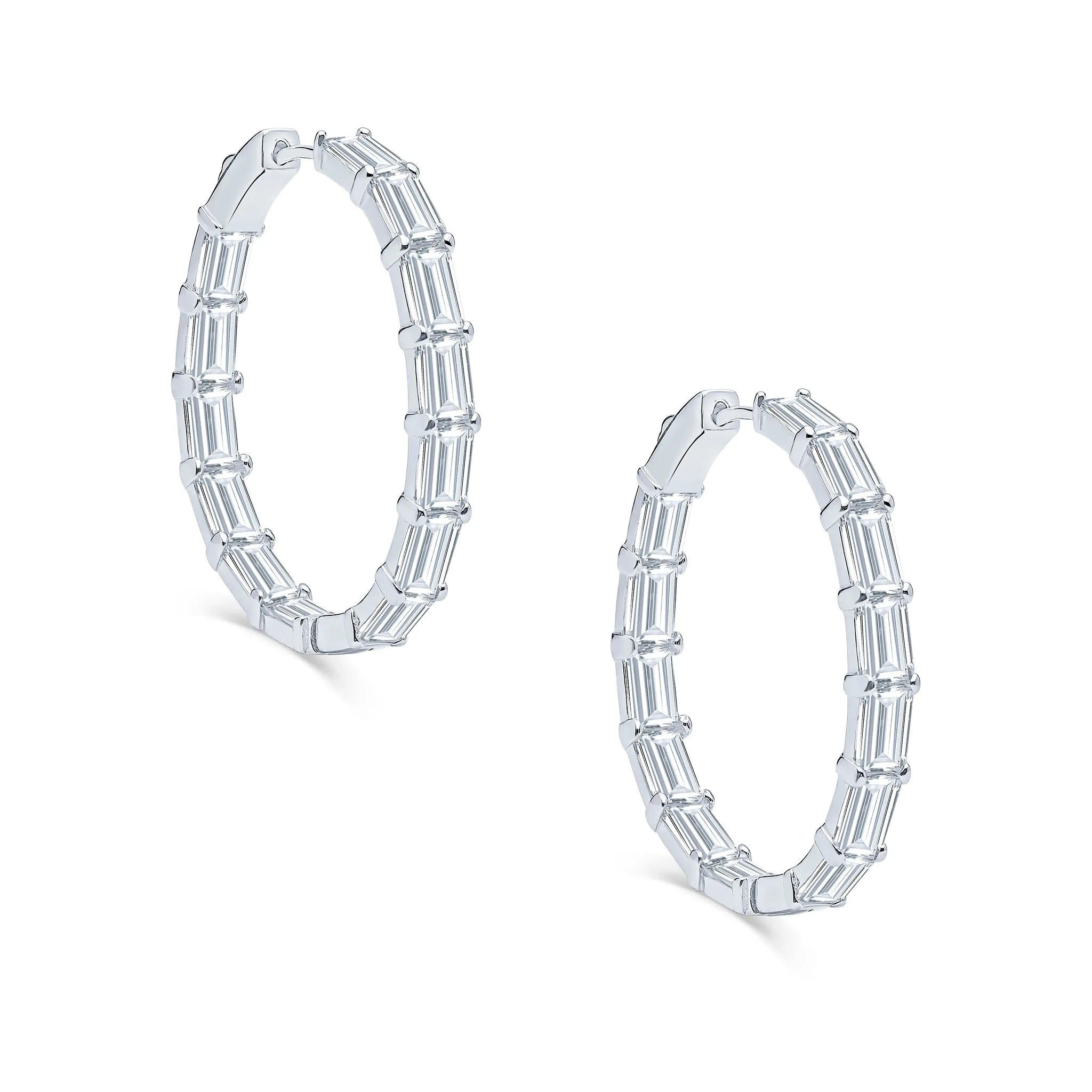 Savoy (Oval) Hoop Earrings