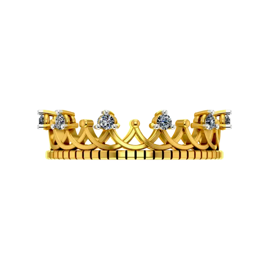 Tranquil Tiara Gold Ring