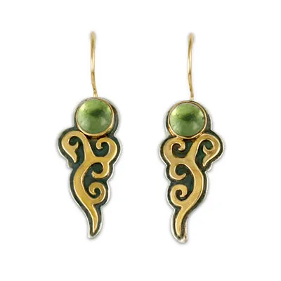 Wind Horse Earrings with Gem